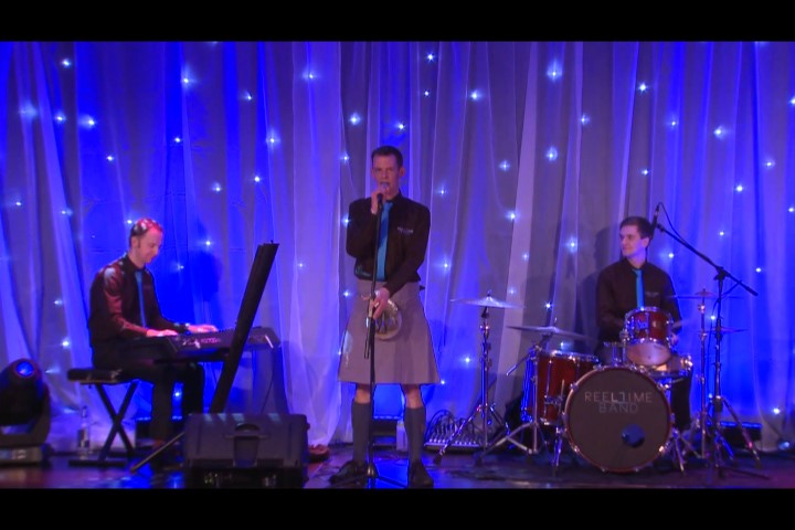 The Reel Time Ceilidh Band play the AECC for Burns Night