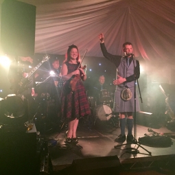 Ceilidh dance calling at Glenfiddich Distillery